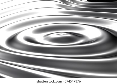 Liquid Silver Ripple Background