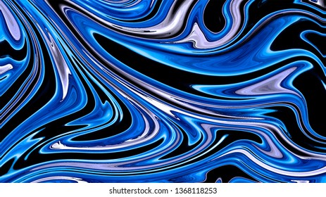 Liquid Style Paint Background. Fluid Painting Technique.