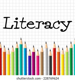 Literacy Pencils Indicating Write Educated And Kid