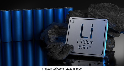 Lithium Solid-state battery pack design for electric vehicle (EV) concept, new research and development batteries with solid electrolyte energy storage for future car industry, 3d Illustration