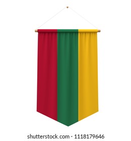 Lithuania Flag Cloth Hanging Banner 3d Stock Illustration 1118179646 ...