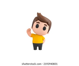 Little Boy Wearing Yellow Shirt Character Stock Illustration 2192940831 ...