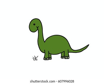 Little Brontosaurus - The Green Dinosaur