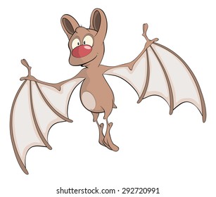 Little Cheerful Bat Cartoon Stock Illustration 292720991 | Shutterstock