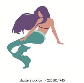 Little mermaid sea moon water love siren