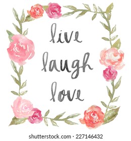 Watercolor Flowers Quotes High Res Stock Images Shutterstock