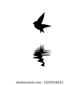 llustration 3d green tones background for designs and decoration of fabric prints, canvases, upholstery patterns for printing decoration of furniture paper and tiles black Bird mirror effect gothic 