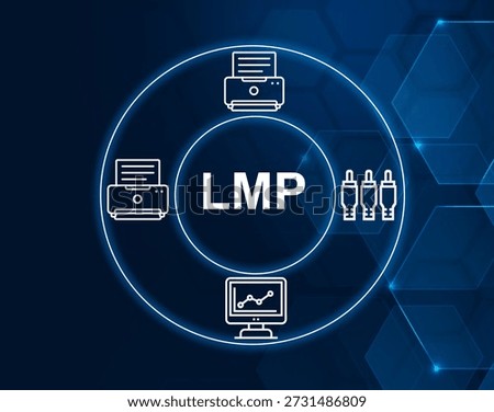lmp acronym.Line Matrix Printer, a type of printer that prints text in a matrix pattern.