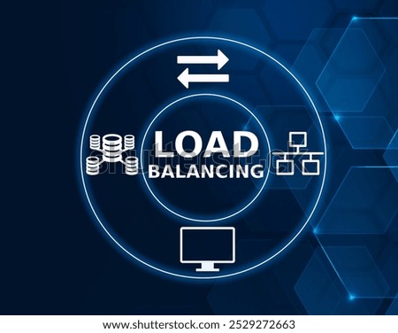 Load balancing concept. Load balancing is the method of distributing network traffic equally across a pool of resources that support an application.