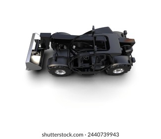 Loader isolated on background. 3d rendering - illustration