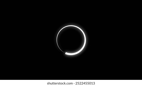 Loading Circle, Video.  icons on slow internet and load gradient round eclipse.
