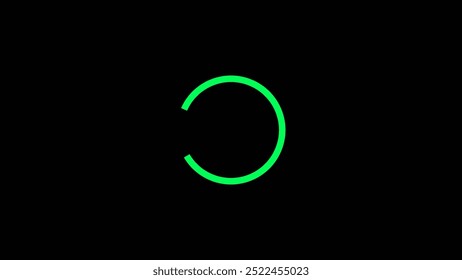 Loading Circle, Video.  icons on slow internet and load gradient round eclipse.