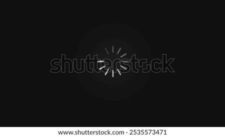 Loading icon, symbol ,sin isolated on white background vector