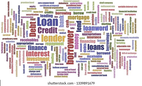 Loan Word Cloud Randomised Isolated