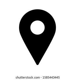 Location/venue Glyph Icon Design Image. Can Also Be Used For User Interface. Suitable For Mobile Apps, Web Apps And Print Media.