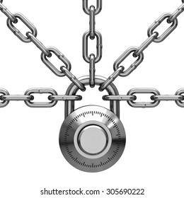 Lock and chain