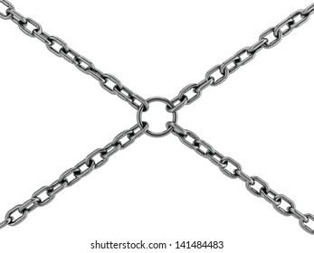 Lock ring and chains 
