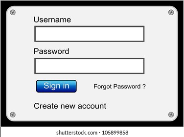 Login Web Screen