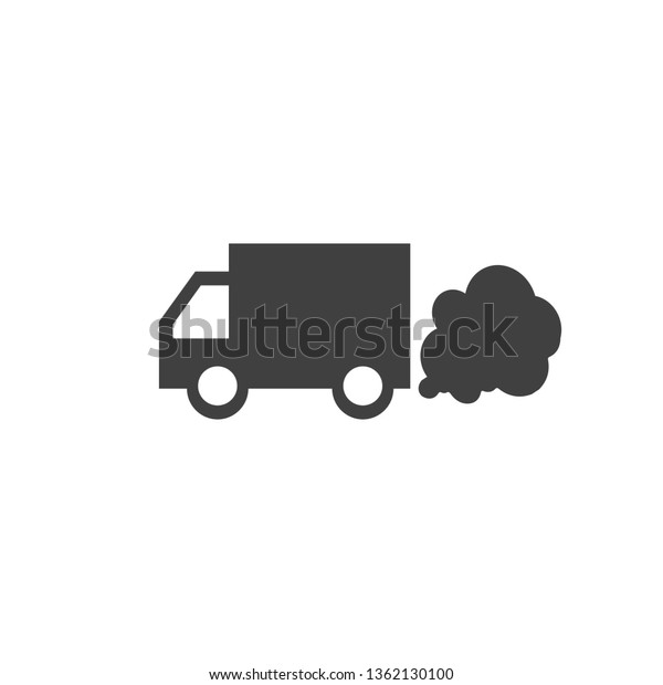 Logistic cars icon\
illustration.Element of global warming and pollution. icon for\
mobile and web\
apps.