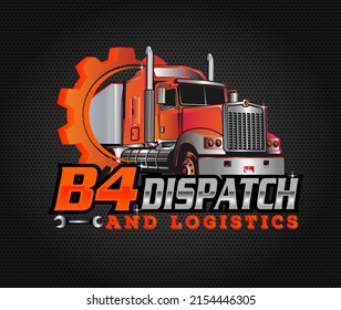 Logistic, Moving, Trucking, Van, Vintage Trucking, Automotive, Lorry Trucking, Dispatching, Transport Freight Hauling Logo, And Business Logos