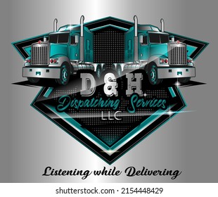 Logistic, Moving, Trucking, Van, Vintage Trucking, Automotive, Lorry Trucking, Dispatching, Transport Freight Hauling Logo, And Business Logo