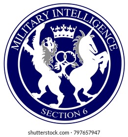 The Logo Of The British Military Intelligence Division 6