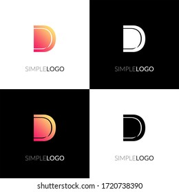 Logo Businesses Starting Letter D Stock Illustration 1720738390