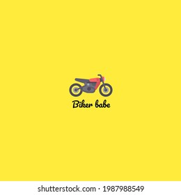 Logo Design Of Biker Babe