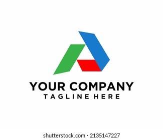 Logo Design Modern Prisma Company Stock Illustration 2135147227 ...