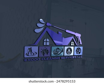 Logo design. versatile logo. modern logo for cleaning service - Powered by Shutterstock