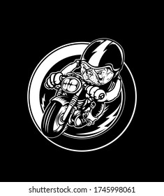 
Logo Dog Riding A Motorcycle