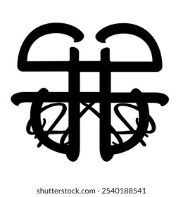 Logo with initials that can be adapted to your brands.