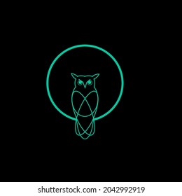 Logo Inspired By Greenlight Owl Hyper Active On The Night