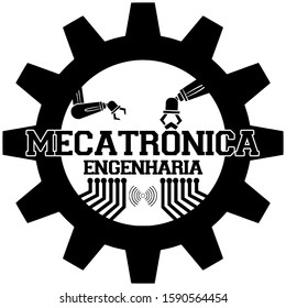 Logo For Mechatronics Engineering, With A High Quality.