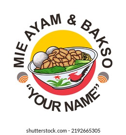 Logo Mie Ayam Bakso (Chicken Noodles And Meatballs