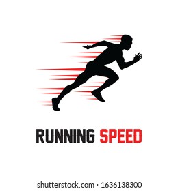  Running Man Logo Design Vector Symbol Stock Vector (Royalty Free ...