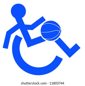 Logo Or Symbol For Wheelchair Accessible Sports Or Activities