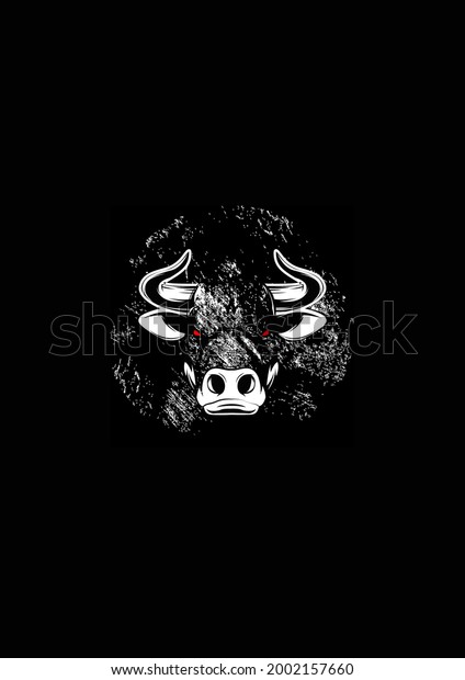 Logo\
wallpaper animal art design ( Bulls illustrator\
)
