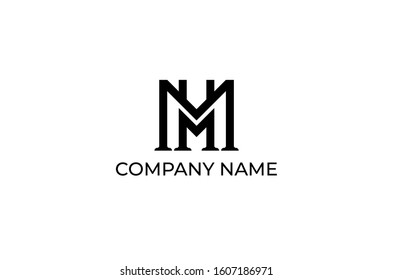 Mt Logo Design Template Vector Graphic Stock Vector (Royalty Free ...