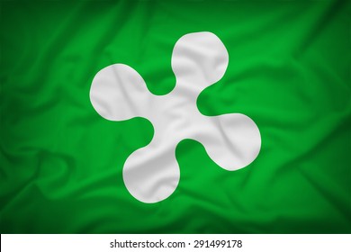 Lombardy, Italy flag on the fabric texture background,Vintage style - Shutterstock ID 291499178