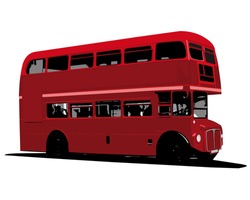 London Double Decker Red Bus