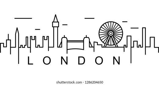 10,835 London outline Images, Stock Photos & Vectors | Shutterstock