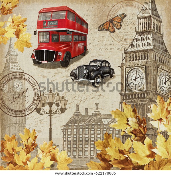 London vintage\
poster.