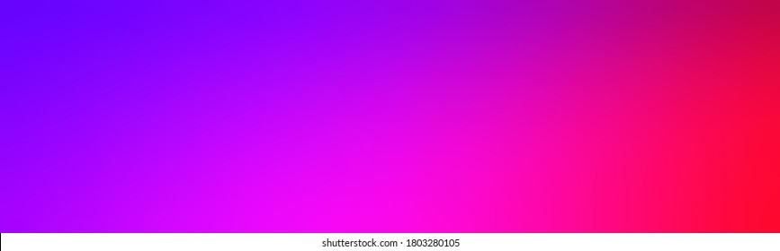 Long background blank abstract wide gradient and Vivid violet purple  Magenta fuchsia  Red color  Degarde smooth texture banner for your site 