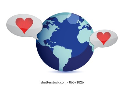 Long Distance Relationship Illustration Design