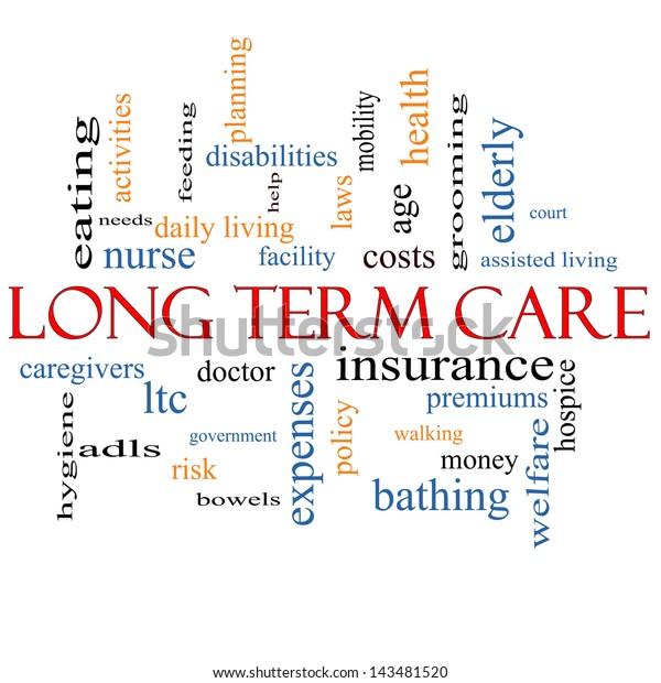Long Term Care Word Cloud Concept Stock Illustration 143481520
