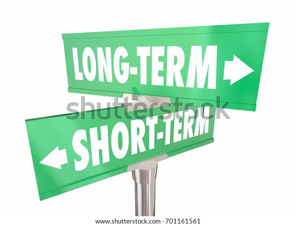 long-vs-short-term-signs-words-stock-illustration-701161561