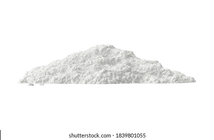 Loose Pile Of Crystalmeth 3D Illustration On White Background