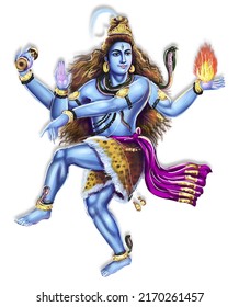 Lord Shiva In The Form Of The Cosmic Dancer