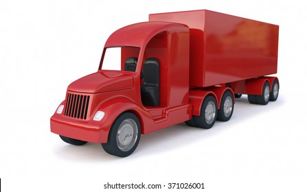 Lorry, 3d render